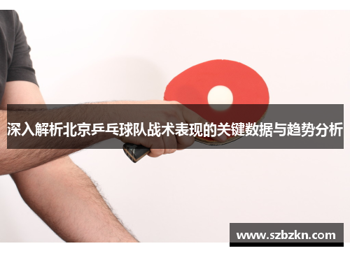 深入解析北京乒乓球队战术表现的关键数据与趋势分析